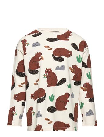 Top Beaver Langærmet T-shirt Multi/mønstret Lindex