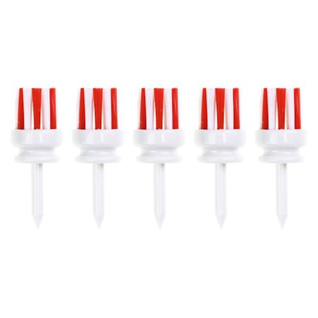 5 stk golf tees med lav motstand, enkel å stikke inn, tilbehør med bust