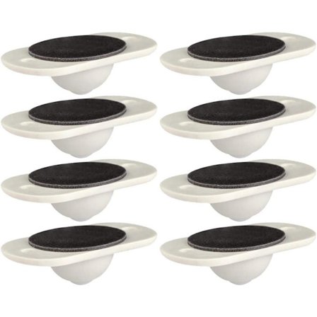 Självhäftande svängbara hjul, Mini söta hjul Solid Plastic Whee