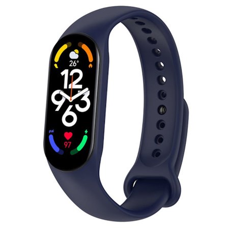 Silikonarmbånd Xiaomi Mi Band 7 Mørkeblå