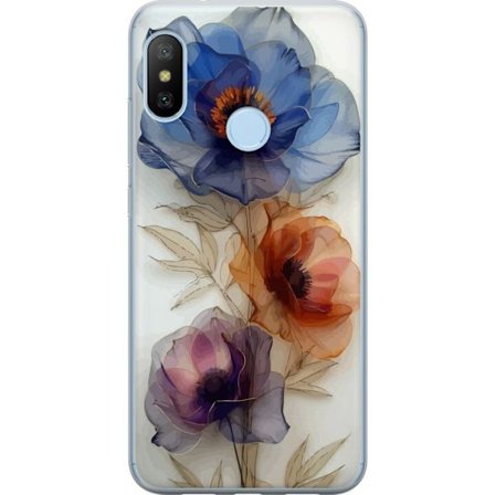 Mobilskal till Xiaomi Mi A2 Lite med Silkesblommor