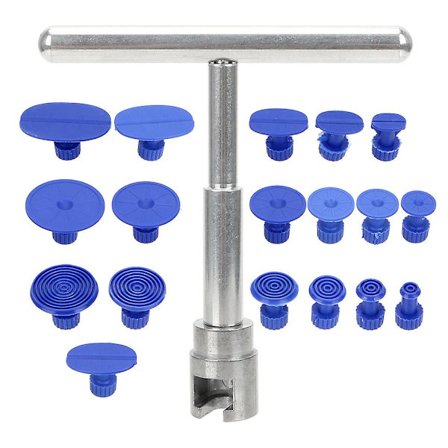 Universal Metal Car Dent Repair Tools Auto Body Repair Dent Puller Tool Kit Slide Hammer Reverse Hammer Glue +18pcs Glue Puller - Paint Dent Repair To