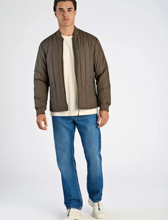 Lindbergh Quilted Jacket - Grey - S