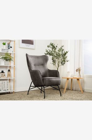 Nordic Furniture Group - Nojatuoli Melker - Harmaa - Nojatuolit - - Homeroom