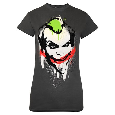 Batman Dam/Dam Arkham City T-shirt L Charcoal