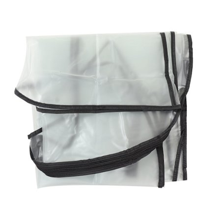 PVC Taske Hætte Regn Dække Transparent Vandafvisende Foldbar Praktisk Hætte Beskyttelsesdække