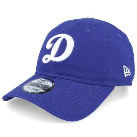 New Era - MLB Ble unconstructed Czapka Z Daszkiem - Los Angeles Dodgers MLB Core Classic 9TWENTY Rep Royal Dad Cap @ Hatstore