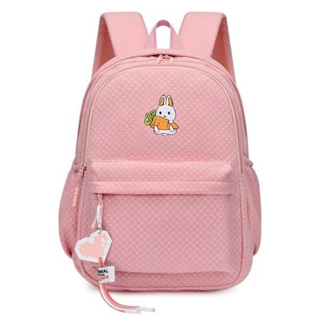 Student skolväska ny barn skolväska casual fräsch och söt barn ryggsäck grundskola student ryggsäck-rosa