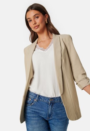 Pieces Pcbosella 3/4 Blazer White Pepper Klær