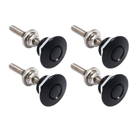 Alumiininen konepelti-nastat rekisterikilpi lukko-klipsi painopainike konepelti-pikavapautuslukko salpa puskuri-halkaisija universal