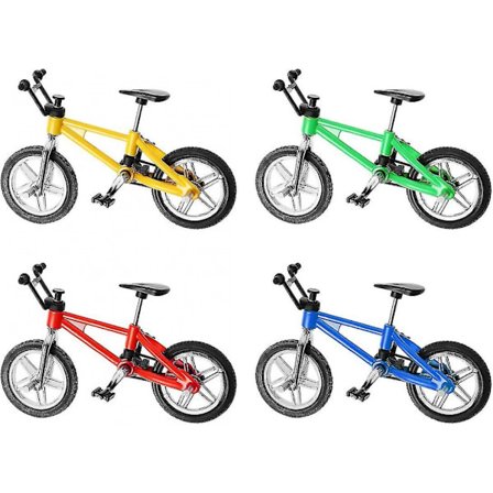 Fingercyklar Bmx, Finger Mountainbike, Miniatyrmodellprydnader - 4 st