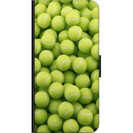 Kompatibel Tegnebogsetui til Samsung Samsung Galaxy Note10 Lite Mønster af grønne tennisbolde i høj detalje, sporty motiv med gentagende tekstur og