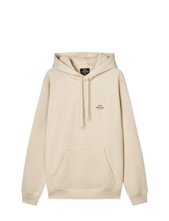 Mads Nørgaard Standard Hoodie Logo Sweat Fav - Cream - M