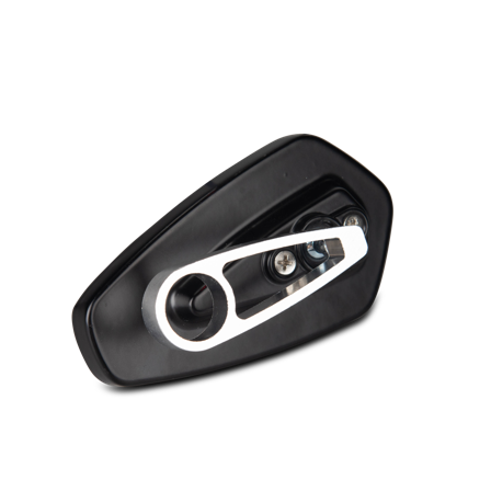 SNELL Neo Bar-end Rearview Mirror Silver