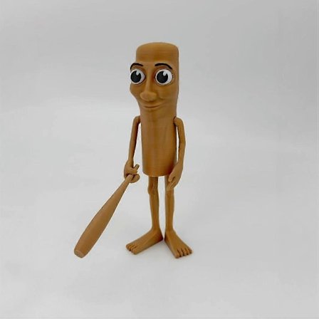 3D-printing Tung Tung Tung Tralalero Tralala Sahur Action Leketøysfigurer [YJD]