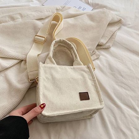 Håndholdt skuldertaske Crossbody-taske HVID hvid