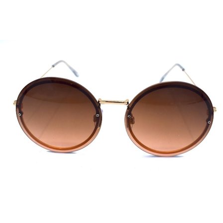 Runde brune/rosa solbriller