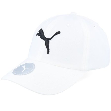 Puma - Vit unconstructed Keps - Essential Cap White Dad Cap @ Hatstore