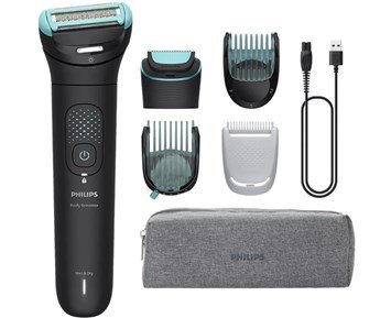 Philips Bodygroom 7000 - Kroppstrimmer med dubbelt trim- och raksystem
