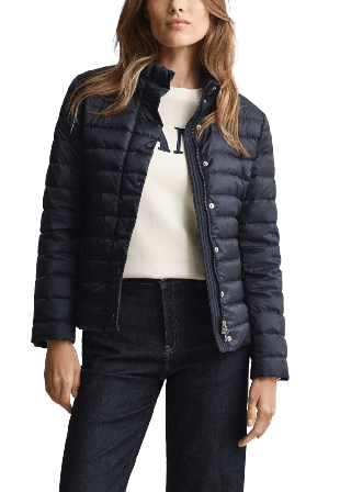 GANT Lätt dunjacka Jackor Dam Blå S