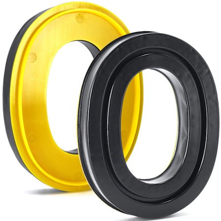 Ersättningsöronkuddar kompatibla med 3M Peltor & PROHEAR - Förbättrad komfort & ljudisolering (2-pack)