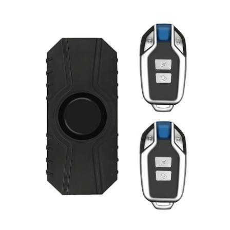 IP65 Vandtæt Motorcykel- og Cykelalarm med SOS-funktion og Tyverisikring Trådløs Fjernbetjening 113dB Batteridrevet 1 Alarm 2 Remote