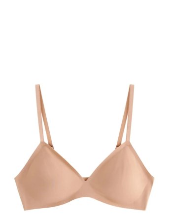 Lindex Sømløs Myk Bh - Beige - L
