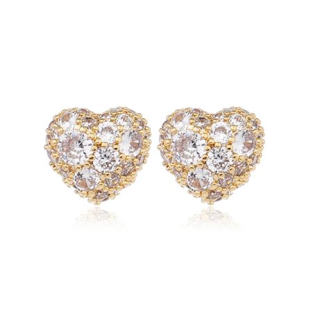 {xj}925 engros øreringe, små hjerteformede, enkle og alsidige