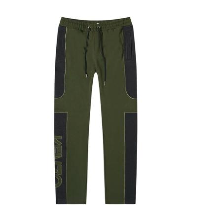 Kenzo Bi-material jogging pants , Groen , Heren , Maat: L