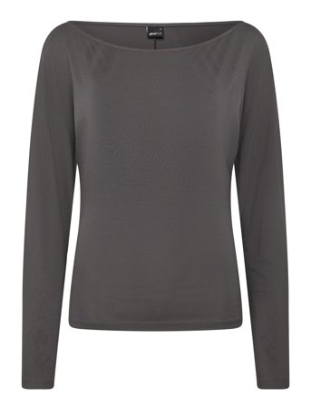 Gina Tricot Soft Slouchy Loungewear Top - Grey - L