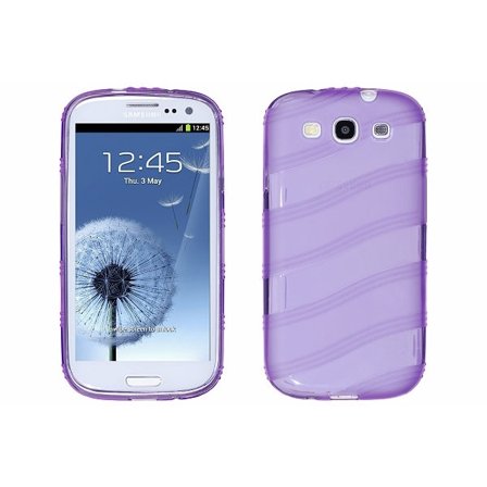 Wave FlexiCase Skal till Samsung Galaxy S3 i9300 (Lila)