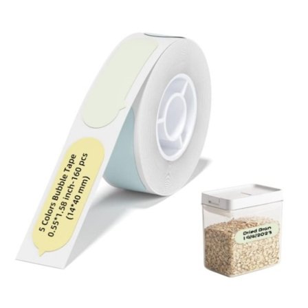 Label Maker Tape Sticker Etiketter 5 färger