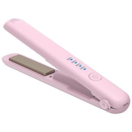 Langaton suoristusrauta - INN - 15 mm - 3000 mAh - Keraaminen päällyste - Vaaleanpunainen