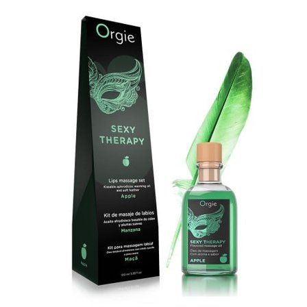 Orgie: LIPS MASSAGE KIT APPLE 100 ml - Vuxen.no