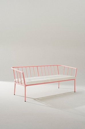 Jotex - Buitenbank 2-zits Roze Roze - MENTON - Koop Tuinbanken & zitbanken voor buiten bij Jotex