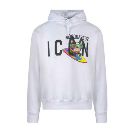 Dsquared2 Hoodies Hvid, Herre