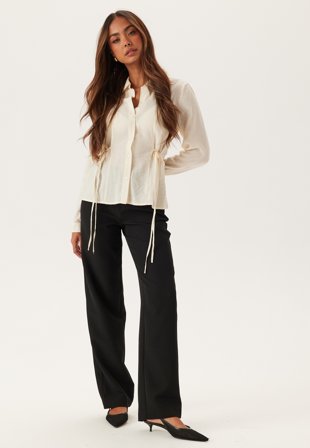 VERO MODA Vmzuki Mw Straight Pant Black Vaatteet
