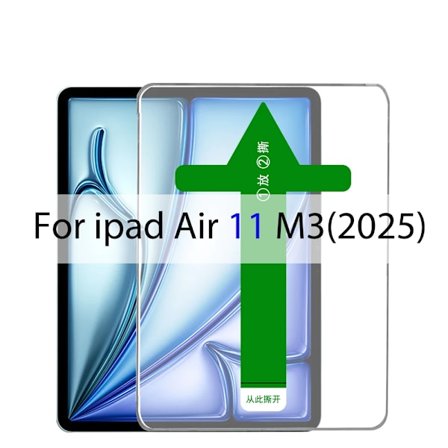 Autojusteringskit Härdat Glas kompatibelt med Ipad Pro 11 12.9 10 9 8 7 Air 5 4 3 2 13 Skärmskydd kompatibelt med Ipad Mini 6 5 4 Gen Th Film