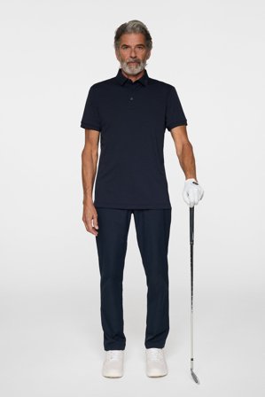 J.Lindeberg - KV Print Polo - Golf - Blue - Men - XL