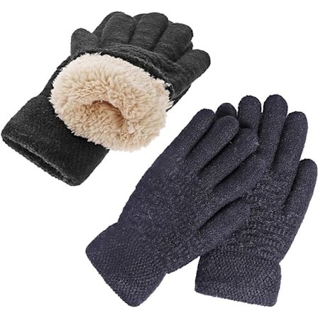 Vintervarma Touchscreen-Vantar för Kvinnor med Fleecefoder