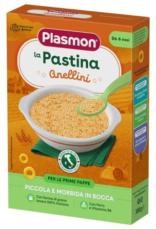 Plasmon La Pastina Anellini 300g 6 Mesi+