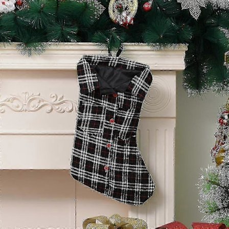 (B1) Julestrømpe Ny Dekorasjon Gave Juletrepynt Julegavepose 2025