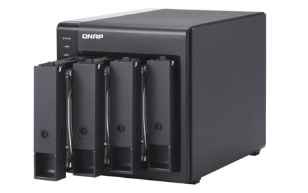 QNAP TR-004 - 4 Bay USB-C Direct Attached Storage with Hardware RAID
