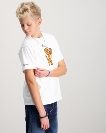 Malbon YOUTH CUB BUCKETS TEE Hvit T-skjorter Gutt - Kids Brand Store