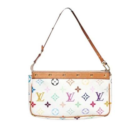Louis Vuitton Vintage Pre-owned HandTass , Wit , Dames , Maat: ONE Size Vintage Tassen