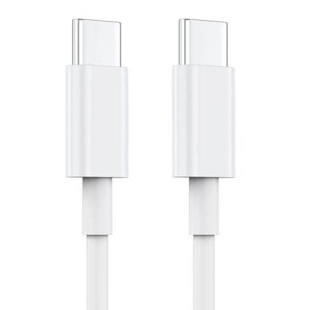 1M USB-C-laddningskabel för iPhone/Samsung (USB-C till USB-C)