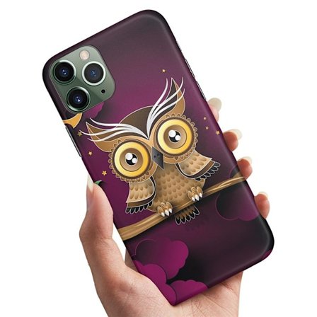 iPhone 11 Pro Max - Cover/Mobilcover Lysbrun Ugle