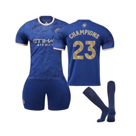 (2023 Manchester City Champions Jubileumskläder för fotbollströjor 20(115-125CM)
