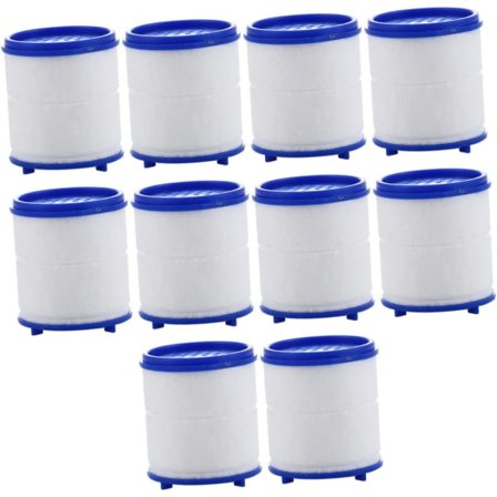 Badekarfilter 10 stk Brusefilterelement Filterelement Brusefilterrefill Nd-filter Brusefilter til hårdt vand Brusehovedfilter