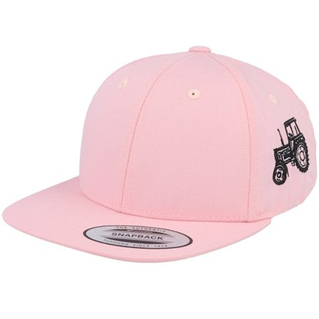 Kiddo Cap - Pink snapback Kasket - Kids Tractor Side Pink Snapback @ Hatstore